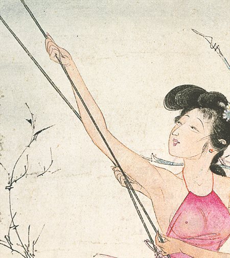 彰化县-胡也佛的仕女画和最知名的金瓶梅秘戏图